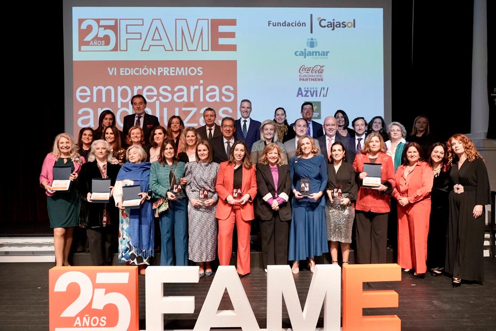 VI Premios Empresarias Andaluzas organizados por FAME (Federación Andaluza de Mujeres Empresarias)